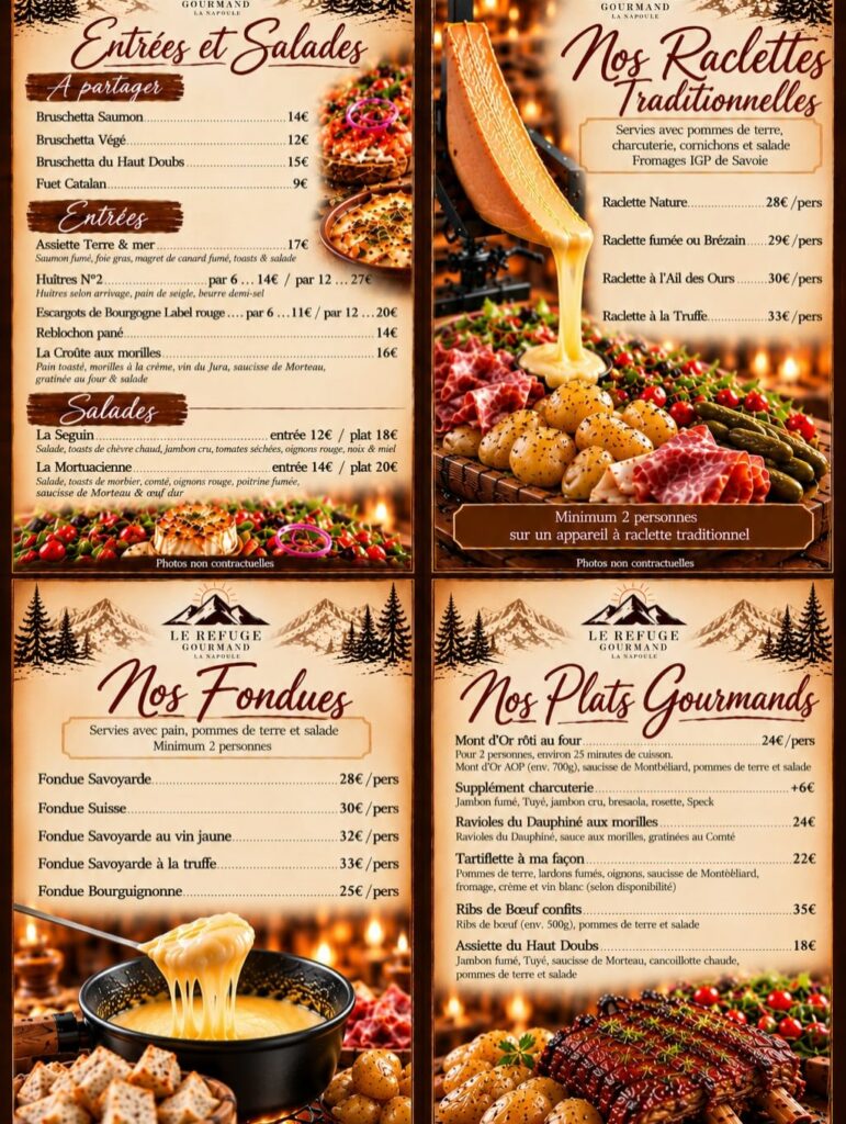Carte hiver LeRefugeGourmand
